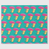 Papier Cadeau Papier d'enveloppement de chats adorables (Plat)