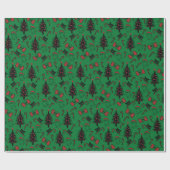 Papier Cadeau Papier d'enveloppement de chats pour fantôme et va (Plat)