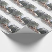 Papier Cadeau Papier d'enveloppement de chevaux de Noël et de No (Coin)