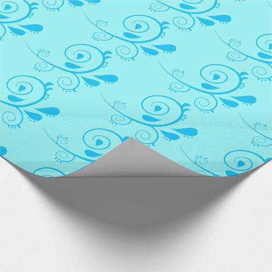 Papier Cadeau Papier d'enveloppement de conception d'art floral (Coin)