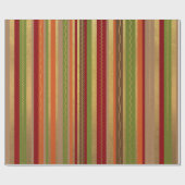 Papier Cadeau Papier d'enveloppement de conception des bandes de (Plat)