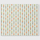 Papier Cadeau Papier d'enveloppement de craquelure d'aquarelle (Plat)