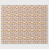 Papier Cadeau Papier d'enveloppement de crème glacée (Plat)