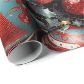 Papier Cadeau Papier d'enveloppement de cristal Festive (Coin rond)