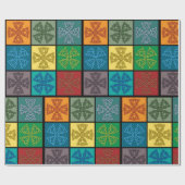 Papier Cadeau Papier d'enveloppement de croix celtiques (Plat)