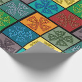 Papier Cadeau Papier d'enveloppement de croix celtiques (Coin)