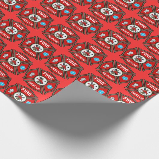 Papier Cadeau Papier d'enveloppement de croix maltaise Secourt i (Coin)