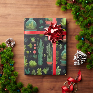 Papier Cadeau Papier d'enveloppement de décantation en terrarium