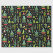 Papier Cadeau Papier d'enveloppement de décantation en terrarium (Plat)