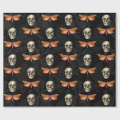 Papier Cadeau Papier d'enveloppement de dentelle noire pour le c (Plat)