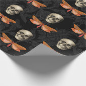 Papier Cadeau Papier d'enveloppement de dentelle noire pour le c (Coin)