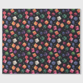 Papier Cadeau Papier d'enveloppement de dés d'arcane Arrière - p (Plat)