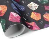 Papier Cadeau Papier d'enveloppement de dés d'arcane Arrière - p (Coin rond)