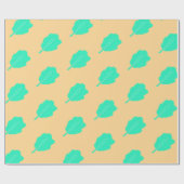 Papier Cadeau Papier d'enveloppement de design de série Feuille  (Plat)