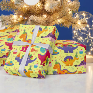 Papier Cadeau Papier d'enveloppement de dinosaures