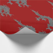 Papier Cadeau Papier d'enveloppement de dragon bhoutanais (Coin)