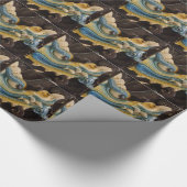 Papier Cadeau Papier d'enveloppement de dragon chinois (Coin)