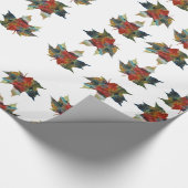 Papier Cadeau Papier d'enveloppement de feuilles d'automne (Coin)