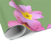 Papier Cadeau Papier d'enveloppement de fleurs (Coin rond)