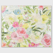 Papier Cadeau Papier d'enveloppement de fleurs de printemps - Be (Plat)