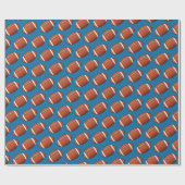 Papier Cadeau Papier d'enveloppement de football (Plat)