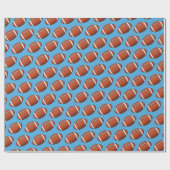Papier Cadeau Papier d'enveloppement de football (Plat)