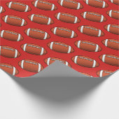 Papier Cadeau Papier d'enveloppement de football (Coin)