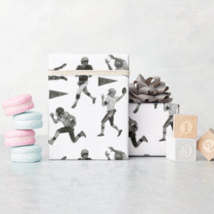 Papier Cadeau Papier d'enveloppement de football américain