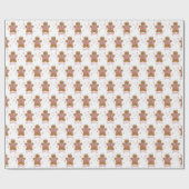 Papier Cadeau Papier d'enveloppement de gingerbreald et de Sucre (Plat)