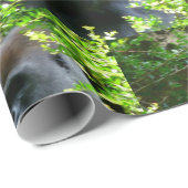 Papier Cadeau Papier d'enveloppement de Gorilla (Coin rond)