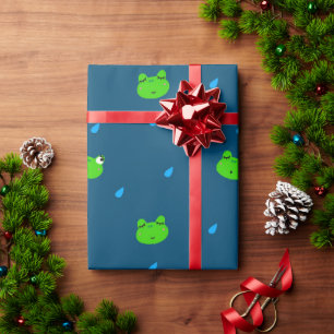 Papier Cadeau Papier d'enveloppement de grenouille mûre
