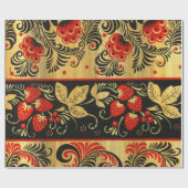 Papier Cadeau Papier d'enveloppement de hohlome russe (Plat)