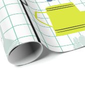 Papier Cadeau Papier d'enveloppement de jardin (Coin rond)