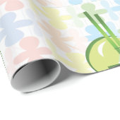 Papier Cadeau Papier d'enveloppement de jus de citron vert (Coin rond)