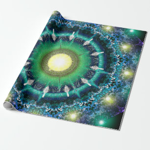 Papier Cadeau Papier d'enveloppement de kaléidoscope