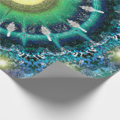 Papier Cadeau Papier d'enveloppement de kaléidoscope (Coin)