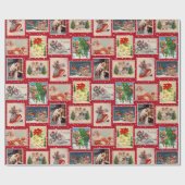 Papier Cadeau Papier d'enveloppement de la carte postale de Noël (Plat)