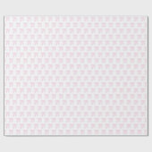 Papier Cadeau Papier d'enveloppement de la corbeille rose (Plat)