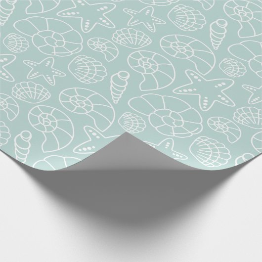 Papier Cadeau Papier d'enveloppement de la couronne de Noël (Coin)