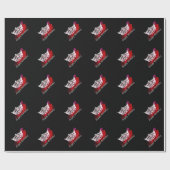 Papier Cadeau Papier d'enveloppement de la couronne style Miss A (Plat)