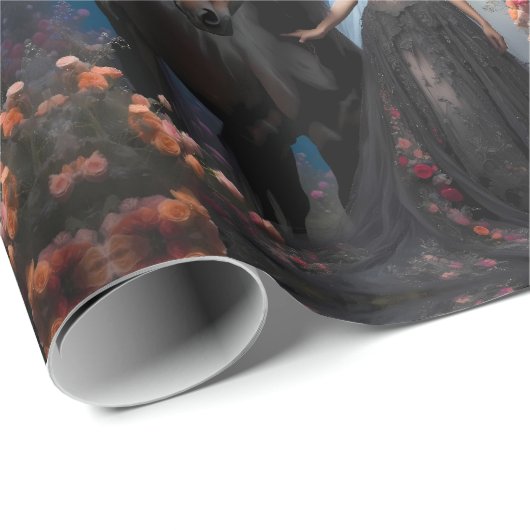 Papier Cadeau Papier d'enveloppement de la faune et de la nature (Coin rond)