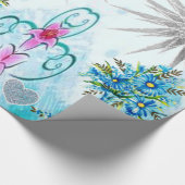 Papier Cadeau Papier d'enveloppement de la fête des mères (Coin)