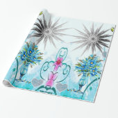 Papier Cadeau Papier d'enveloppement de la fête des mères (Déroulé)