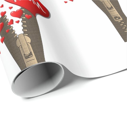 Papier Cadeau Papier d'enveloppement de la fête des mères (Coin rond)