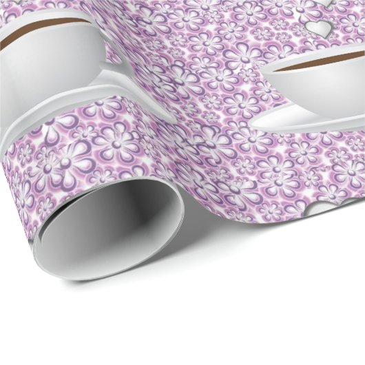 Papier Cadeau Papier d'enveloppement de la fête des mères (Coin rond)