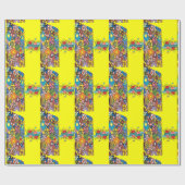 Papier Cadeau Papier d'enveloppement de la fête des mères (Plat)