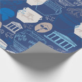 Papier Cadeau Papier d'enveloppement de la Grèce antique (Coin)