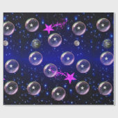 Papier Cadeau Papier d'enveloppement de la Lune terrestre (Plat)