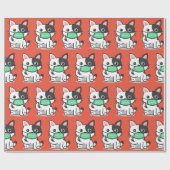 Papier Cadeau Papier d'enveloppement de la maquette de transport (Plat)