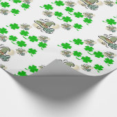 Papier Cadeau Papier d'enveloppement de la Saint-Patrick (Coin)